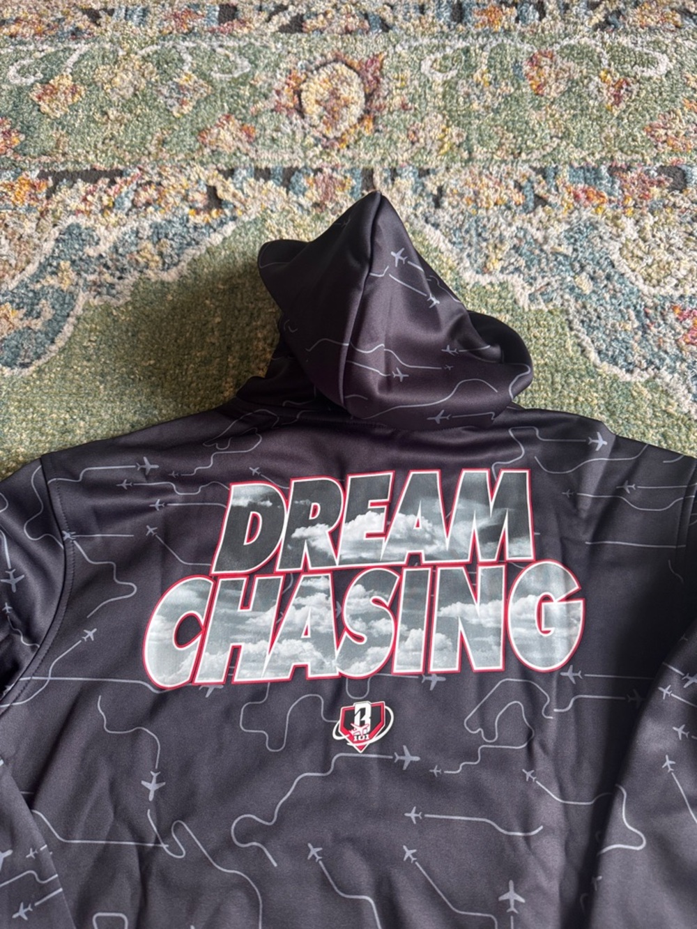 BASEBALL LIFESTYLE 101 DREAM CHASER YL SWEATSHIRT HOODIE…NWT - Picture 5 of 5